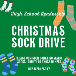 Christmas Sock Drive